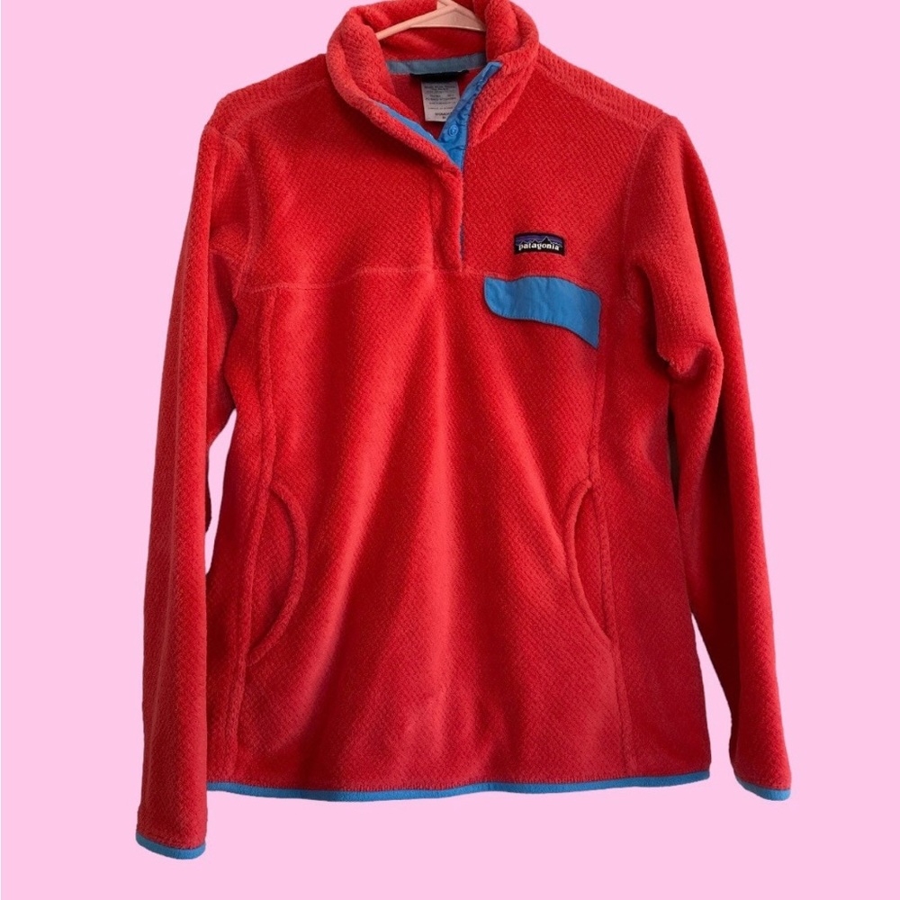 Patagonia Pink Re-Tool Snap-T Fleece Pullover